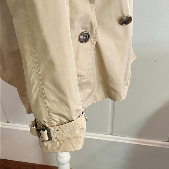 Lauren Ralph Lauren Women's Khaki Double-Breasted Trench Jacket - Picture 3 of 5